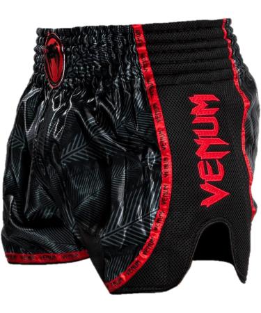 Venum Men's Phantom Muay Thai Shorts - Black/Red - Size Medium - Buy Online on GoSupps.com