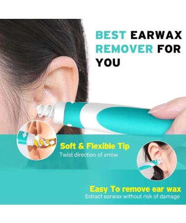 Ear Cleaner Earpick Spiral Earwax Remover with 16 Tips - Easy-to-Use Ear Care Tool - Buy Online on GoSupps.com