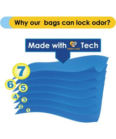 Buy Moms Aide 4 Refills for Simplee Sangenic - Not for Sangenic Tec+ or Angelcare Diapers - Fast International Shipping - Buy Online on GoSupps.com