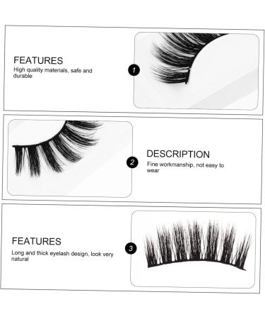 FRCOLOR 5 Pairs artificial false eyelashes Thick Lashes Makeup Lashes Curl Genuine lashes Silk lashes Artificial Eyelashes Fake Eyelash Dense Eyelash chemical fiber curly Miss Makeup Tools - Buy Online on GoSupps.com