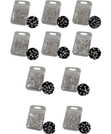 1440pcs Nail Rhinestones Flat Back Nails Craft Create Beautiful Nails Art And Decorations Clothing Embellishments Nails Art Decoration 01 round - Buy Online on GoSupps.com