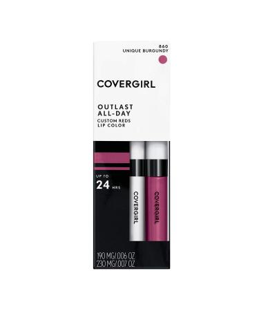 COVERGIRL Outlast All-Day Lip Color Custom Reds Burgundy 2 Piece Set - Buy Online on GoSupps.com