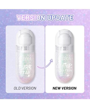 DAGEDA Body Glitter Gel - Holographic Roll-on Face & Hair Glitter for Rave Festival & Halloween Makeup - Buy Online on GoSupps.com
