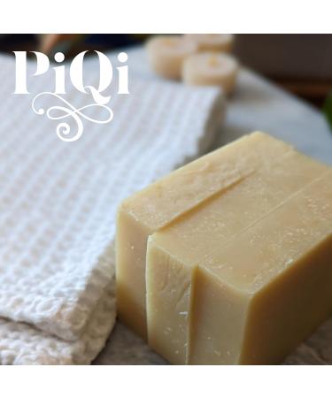 PIQI Kefir Soap Bar Orange & Spice - Exfoliating Nourishing Rich in Lactic Acid Vegan (Natural Palm-Oil Free) - Buy Online on GoSupps.com