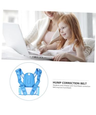 FRCOLOR Anti Hunchback Posture Brace - Unicorn Waist Support Belt | Silicone Straw Covers | XL Blue for Students - Improve Posture & Comfort - Buy Online on GoSupps.com