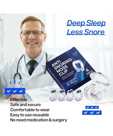 Silicone Magnetic Anti Snoring Nose Clip - Effective Snoring Solution (4 Pcs) - Buy Online on GoSupps.com