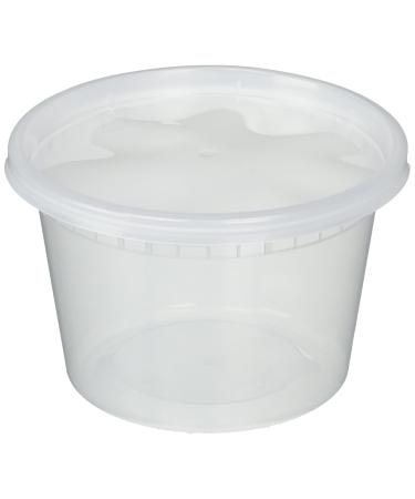 Deli Food Storage Containers with Lids, 16 Ounce (48 Count) 48 Pack