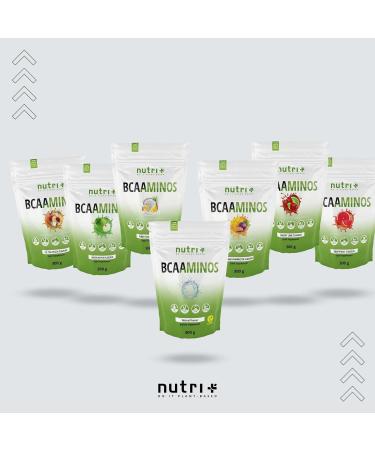 Nutri + BCAA Powder Neutral 600g - Vegan Essential Amino Acids Sugar-Free Additive-Free Highly Dosed Unflavored - 2 Pack for International Shipping - Buy Online on GoSupps.com