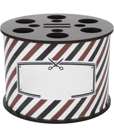 Scissors Storage Holder Wood Storage Box for Scissors Comb Large Capacity Round Scissors Organizer for Hairdresser Barber Tool Storage Box - Buy Online on GoSupps.com