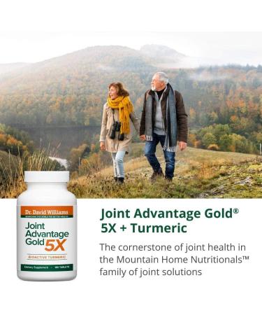 Joint Advantage Gold 5X + Turmeric 180 Tablets - Relief for Nagging Joint Discomfort - Buy Online on GoSupps.com