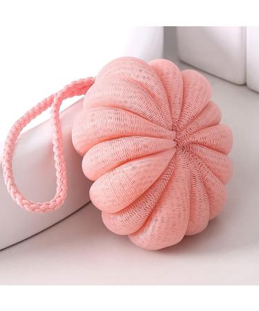 ABOOFAN 8 Pcs Pumpkin Bath Flowers | Cute Loofah Scrubber & Shower Puff for Kids | Skin-Friendly Bathing Sponge & Body Wash Essentials - Buy Online on GoSupps.com