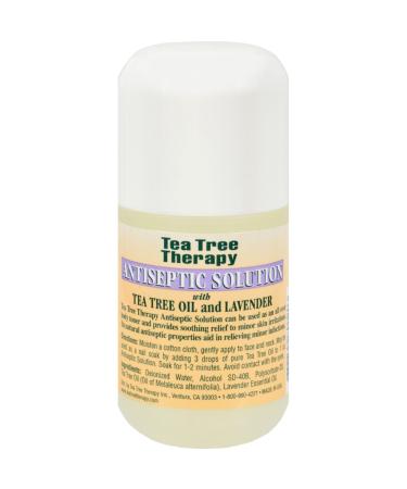 Tea Tree Therapy Pack of 2 x Antiseptic Solution Tea Tree Oil and Lavender - 4