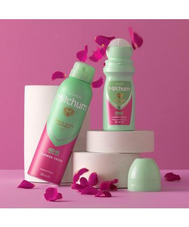 Mitchum Women 48HR Protection Roll-On Deodorant & Anti-Perspirant - Flower Fresh 100ml - Buy Online on GoSupps.com