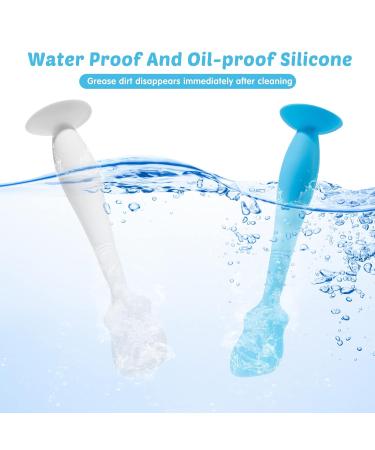 3 Pack Baby Diaper Cream Spatula Applicator Set - Soft Silicone Butt Paste Brush for Newborns (Blue Gray White) - Buy Online on GoSupps.com