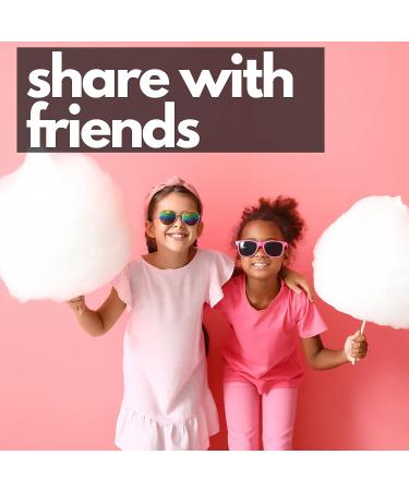 Cotton Candy Floss Sugar (Bubblegum) - 1LB | Product of Canada| Easy Candy Forming| Works With Almost All Machines| Reusable Jars to Lock in Freshness| Flavoured Floss Ideal for Snack Desserts Party Carnivals and More| By Elo's Premium - Buy Online on GoSupps.com