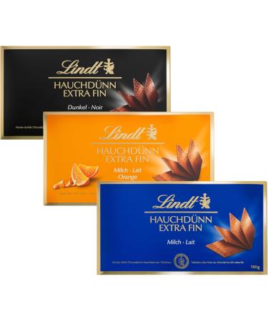 Lindt - Box of Extra Fine Chocolate Squares - Dark Chocolate 180g - Buy Online on GoSupps.com
