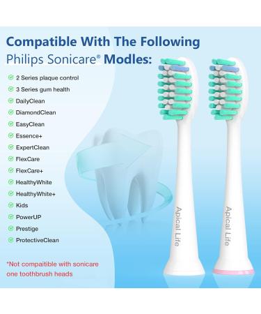 8 Pack Soft Replacement Toothbrush Heads | Compatible with Philips Sonicare | Click-on Design | High-Quality Brush Heads - Buy Online on GoSupps.com