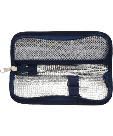 Dewedrt Insulin Cooler Travel Case Diabetic Medication Organizer Cooler Bag Navy Blue - Buy Online on GoSupps.com