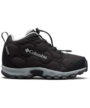 Columbia Unisex Kids Firecamp Mid 2 WP Hiking Boots - Black & Monument | EU Size 34 - Shop Internationally - Buy Online on GoSupps.com