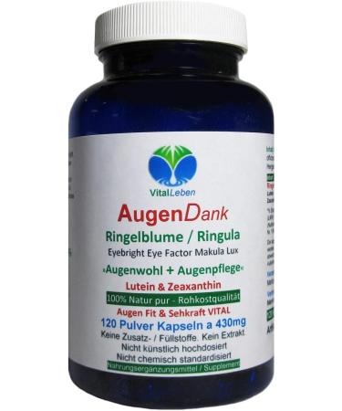 Ringle Flower Lutein & Zeaxanthin Eye Vitamins - 120 Capsules for Eye Care & Vision Support | Nature Pure - Additive Free - Buy Online on GoSupps.com
