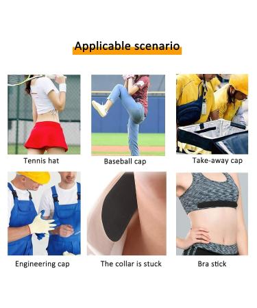 Disposable Collar Protector Sweat Pads - Prevent Sweat Stains - Black - Buy Online on GoSupps.com