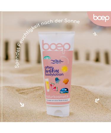 Boep After Sun Lotion - Vegan Natural Cosmetics | Moisturizing Organic Olive Oil & Shore (200 ml) - Buy Online on GoSupps.com