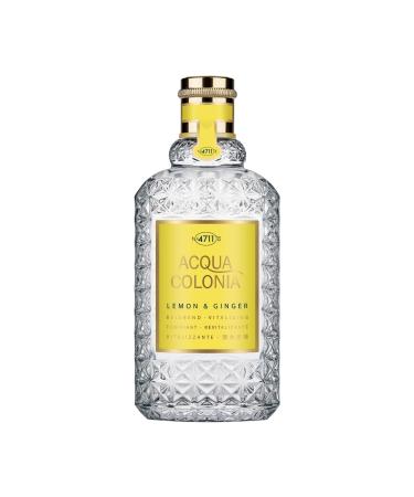 4711 Acqua Colonia Lemon and Ginger Eau de Cologne Spray 5.7 Ounce Fresh 5.7 Fl Oz (Pack of 1)