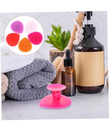 Collbath 5-Piece Heart-Shaped Bathing Brush Set for Kids | Multifunctional Silicone Hairbrush & Facial Cleansing Massager | Ideal for Bathing & Massage - Buy Online on GoSupps.com