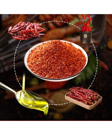 Sichuan Chili Flakes - Medium Spicy & Fragrant 100g for Noodles & Chili Oil - Buy Online on GoSupps.com