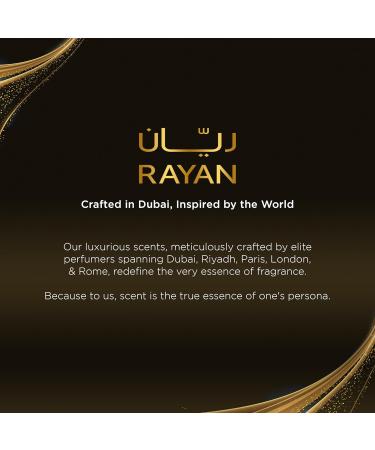 RAYAN Kown Modern Oud Perfume for Men - Long Lasting Arabian Eau De Parfum 100mL (3.34 Fl oz) Contains Bergamot Lavender Cypress Cardamom Oud & Cedarwood Ideal Gift for Him On Valentine's Day - Buy Online on GoSupps.com