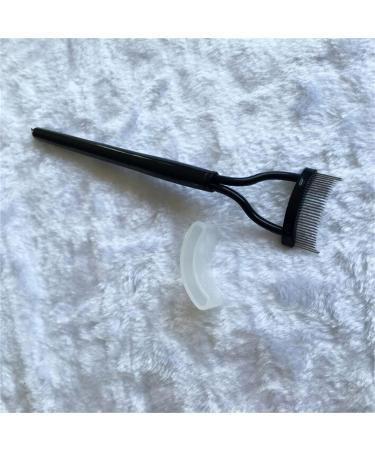 DYSCN Eyelash Comb - Metal Eyelash Separator Tool & Care Brush (Black) | Premium Makeup Accessory for Perfect Lashes - International Shipping Available - Buy Online on GoSupps.com