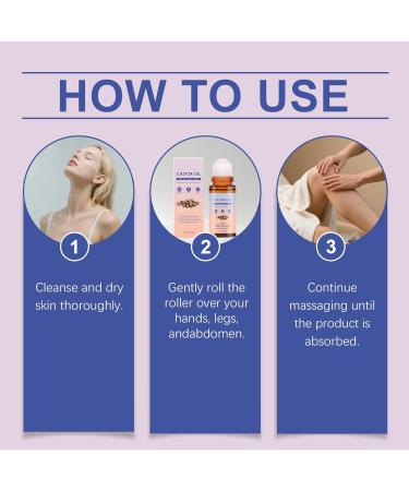 Raevior Organic Castor Oil RollOn 50 ml castor oil with rose quartz roller coldpressed hexanefree deeply effective moisture care cares for the skin for abdomen face body under the eyes 1 piece - Buy Online on GoSupps.com