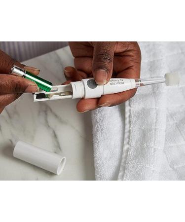 Lumi 360 Round Head Sonic Electric Toothbrush for Adults - LED Microfiber Bristles, Gentle Sonic Technology, Vibrating, 4 Brush Heads - 5 Piece Set - Buy Online on GoSupps.com