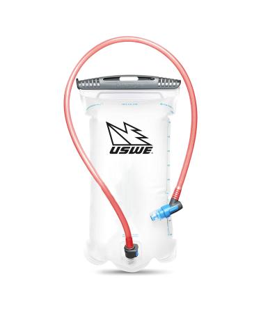USWE Elite Hydration Bladder, Water Reservoir with Plug-n-Play Quick Disconnect and Wide Slide-Seal Open, Reversible Leak Proof BPA Free, for Backpack and Hydration Pack 2.0 L