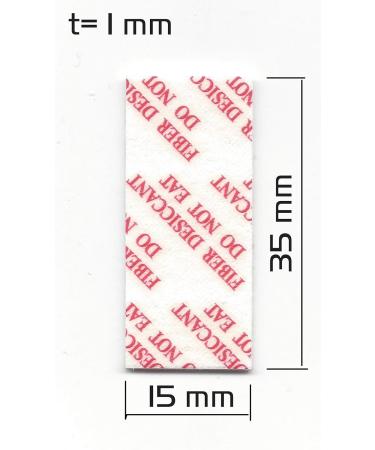 Flashwoif Anti-Fog Inserts for Action Cameras | 20 Reusable Anti-Condensation Pads | Universally Compatible Underwater Housing | 35 x 15 x 1 mm - Buy Online on GoSupps.com