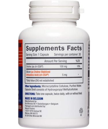 BioSil by Natural Factors - On Your Game, 30 Veggie Capsules for Healthy Hair & Joint Support - Buy Online on GoSupps.com