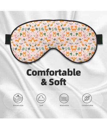 Small Size Corgi Eye Mask - Breathable Adjustable Blindfold for Sleep | Ideal Shading and Comfort - 1 Count - Buy Online on GoSupps.com