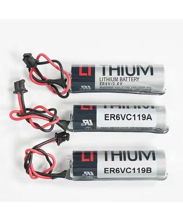 Buy 30 Pack ER17500V 3.6V 2700mAh Batteries for Toshiba PLC - Enhance Backup Power Supply with Black Plug M70 M60 - Buy Online on GoSupps.com