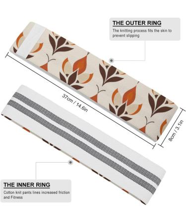 Shop Stylish Resistance Bands - Orange & Brown Fabric Exercise Bands for Ultimate Fitness - Buy Online on GoSupps.com