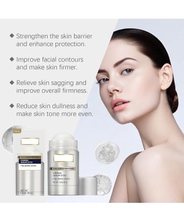 Flysmus Collagen Peptides Firming Serum Stick Collagen Neck Face Care Stick Flysmus Firming Serum Stick Immediate Anti-Wrinkle 3 Min Retinol Firming Serum Stick Instant Lifting (30g 2PC) - Buy Online on GoSupps.com