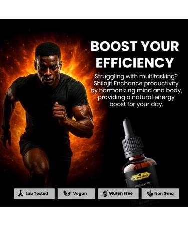 Nature Blaze Organic Himalayan Shilajit Drops for Men & Women (30Ml / 1.0 Oz) - Buy Online on GoSupps.com