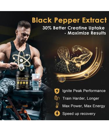 Micronized Creatine Monohydrate for Women and Men Creatine Powder for Men-Women for Improve Performance and Strength Support Muscle Growth and Workout Recovery 6.5g per Servings 75 Servings 1.1 Pound (Pack of 1) - Buy Online on GoSupps.com