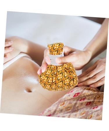 Amosfun 3-Pack Warm Roasted Wormwood Herbal Foot Massage Balls - Natural Heat Compress for Spa Therapy - Buy Online on GoSupps.com