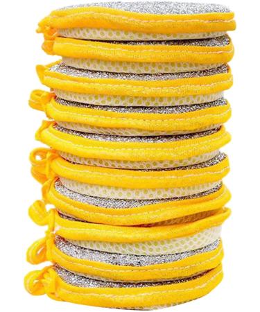 MCAORI Kitchen Cleaning Sponges Double Sided Scouring Pad Wipe Dishwashing Sponges Cloth for Easy Dishwashing - Buy Online on GoSupps.com