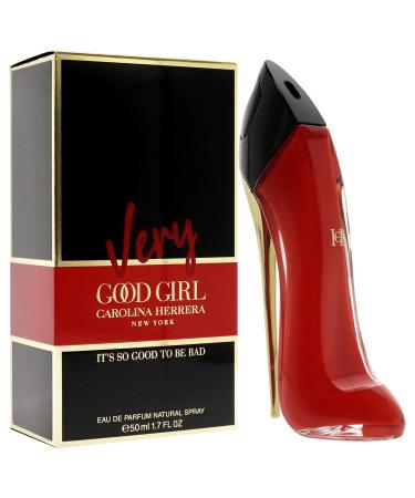 Very Good Girl by Carolina Herrera for Women 1.7 oz Eau de Parfum Spray 1.7 Fl Oz (Pack of 1) - Buy Online on GoSupps.com