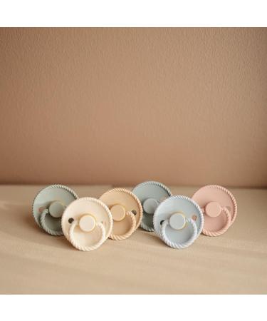 Frigg Silicone Baby Pacifier | Made in Denmark | BPA-Free | French Gray/Silver Gray 6-18 Months - Buy Online on GoSupps.com