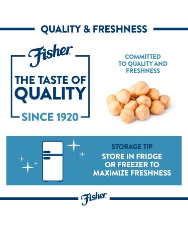 Fisher Chopped Unsalted Hazelnuts 4.52 oz - Gluten Free, Non-GMO, Vegan, Paleo, Keto - Pack of 1 - Buy Online on GoSupps.com