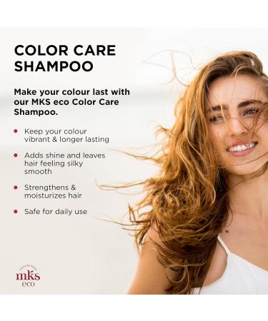 MKS Eco Color Care Shampoo - Sunflower Scent | Protect & Prolong Color | Vegan & Cruelty Free | With Argan & Hemp Oil - 10 fl oz - Buy Online on GoSupps.com