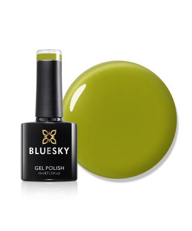 Bluesky Gel Nail Polish OLIVE GREEN BE REAL SUMMER 2023 SS2313 UV LED Soak Off 10ml (Requires Curing Under UV LED Lamp) From The Speak Your Truth In Summer Collection