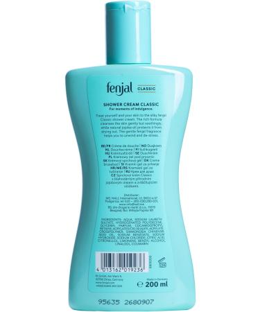 FENJAL Classic Luxury Shower Creme Body Wash 200ml - Gentle & Nourishing - Buy Online on GoSupps.com